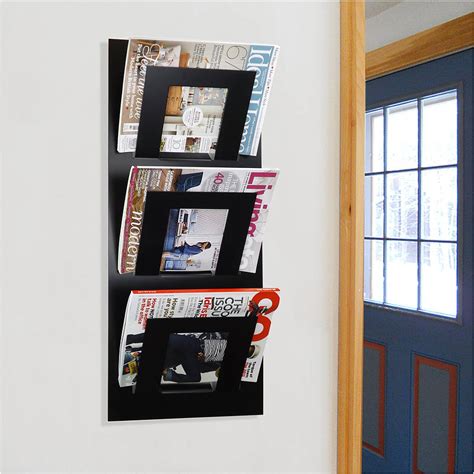 the metal house magazine rack|steel magazine rack wall mounted.